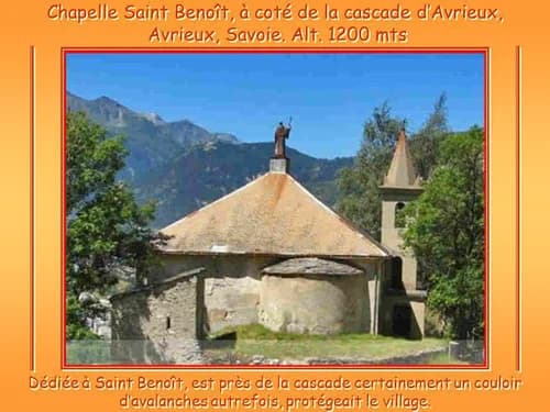 chapelle Saint-Benoît d'Avrieux à Avrieux