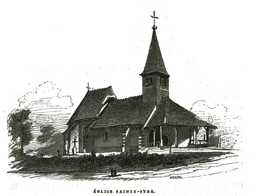 église Sainte-Syre de Montceaux-lès-Vaudes à Montceaux-lès-Vaudes