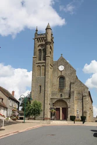 église Saint-Gervais-et-Saint-Protais du Montet à Le Montet