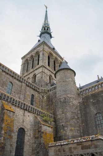 église abbatiale Saint-Michel du Mont-Saint-Michel à Le Mont-Saint-Michel