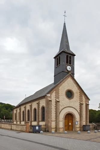 église Saint-Aubin de Saint-Aubin-la-Rivière à Saint-Aubin-Épinay