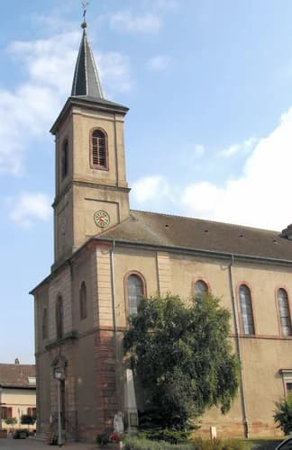 église Saint-Jacques-le-Majeur d'Artzenheim à Artzenheim