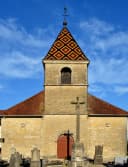 église de l'Assomption-de-la-Bienheureuse-Vierge-Marie de Courlaoux à Courlaoux