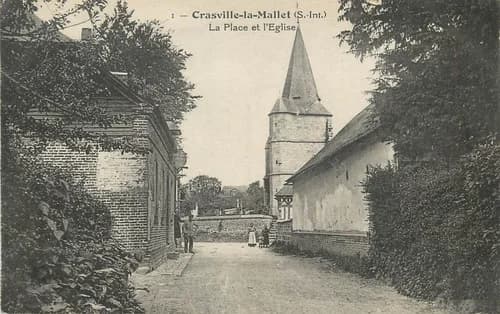 église Saint-Vaast de Crasville-la-Mallet à Crasville-la-Mallet