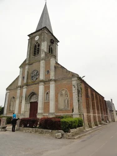 église Saint-Fiacre de La Ville-aux-Bois-lès-Dizy à La Ville-aux-Bois-lès-Dizy