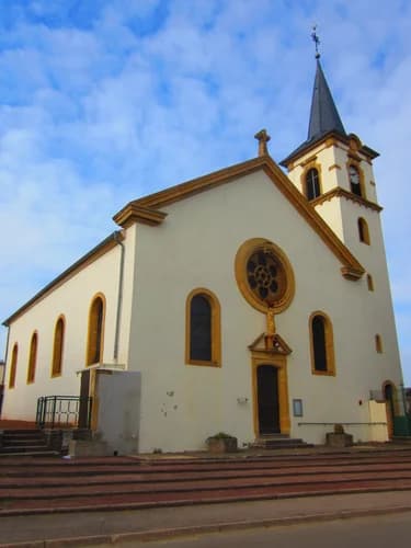 église Sainte-Barbe de Pournoy-la-Grasse à Pournoy-la-Grasse