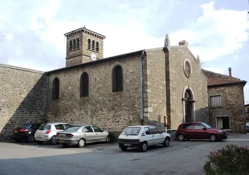 église Saint-Jeure dite aussi Saint-Georges de Saint-Jeure-d'Ay à Saint-Jeure-d'Ay