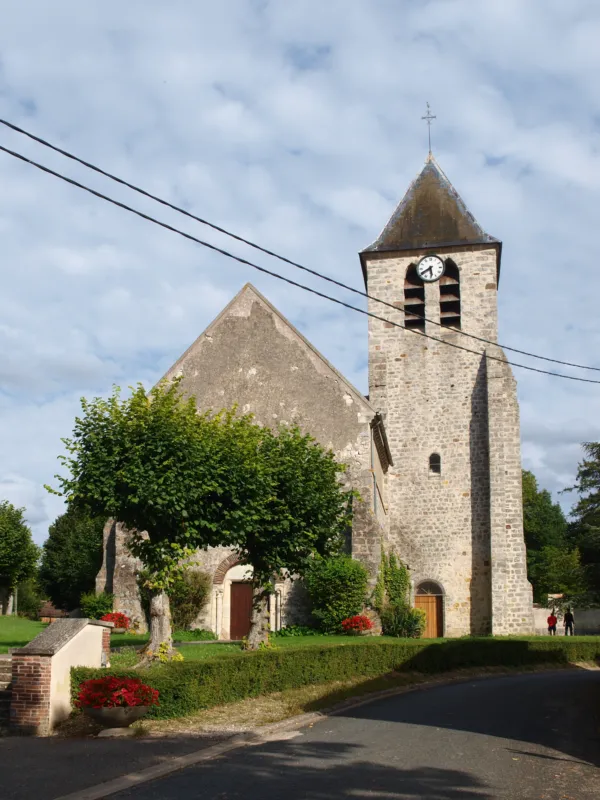 Église Saint-Jean-l'Évangéliste-et-Saint-Lupien de Plessis-Saint-Jean à Plessis-Saint-Jean